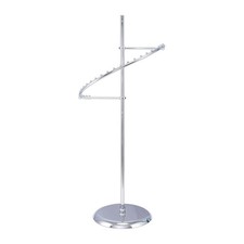 SSWBasics Sleek Chrome Spiral Clothing Rack - 63 in H picture