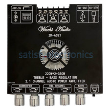 2.1CH TPA3255 Bluetooth Digital Audio Power Amplifier Board 220WX2+350W ZK-AS21 picture