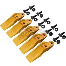 5PK 132-4720 Bucket Teeth for Caterpillar Aftermarket Uniteeth with Bolts & Nuts picture