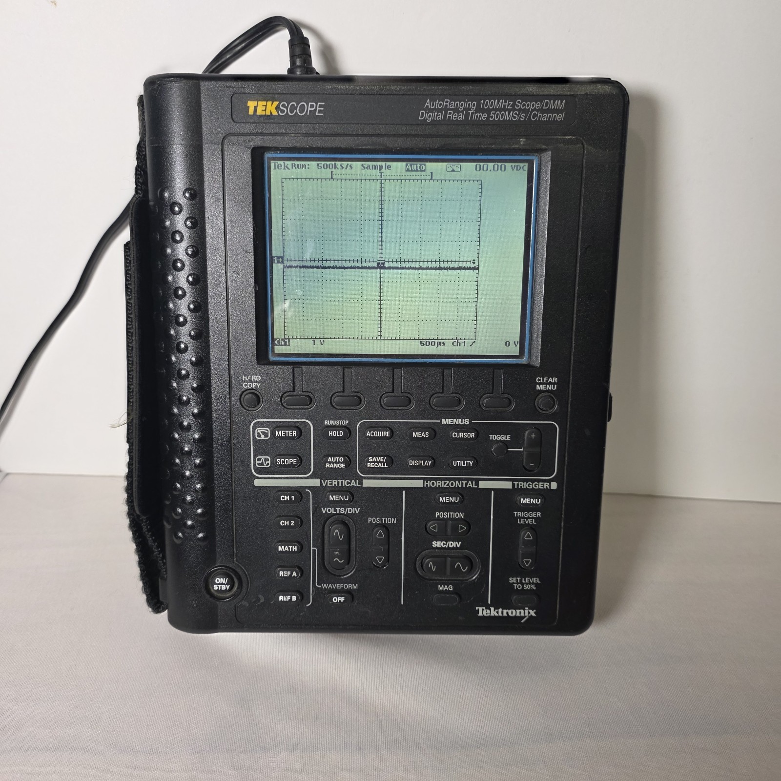 Tektronix THS720 Std 100MHz 2-Ch 500MSa/s Handheld Digital Scope DMM Probes