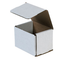 200 Pack 4x3x3 White Corrugated Shipping Mailer Packing Box Boxes 4