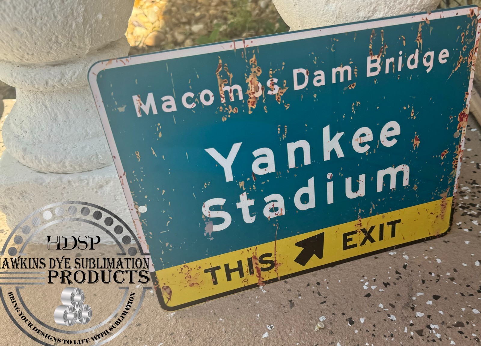 Mini Interstate Sign - New York i278 YANKEE STADIUM, New York, baseball, décor
