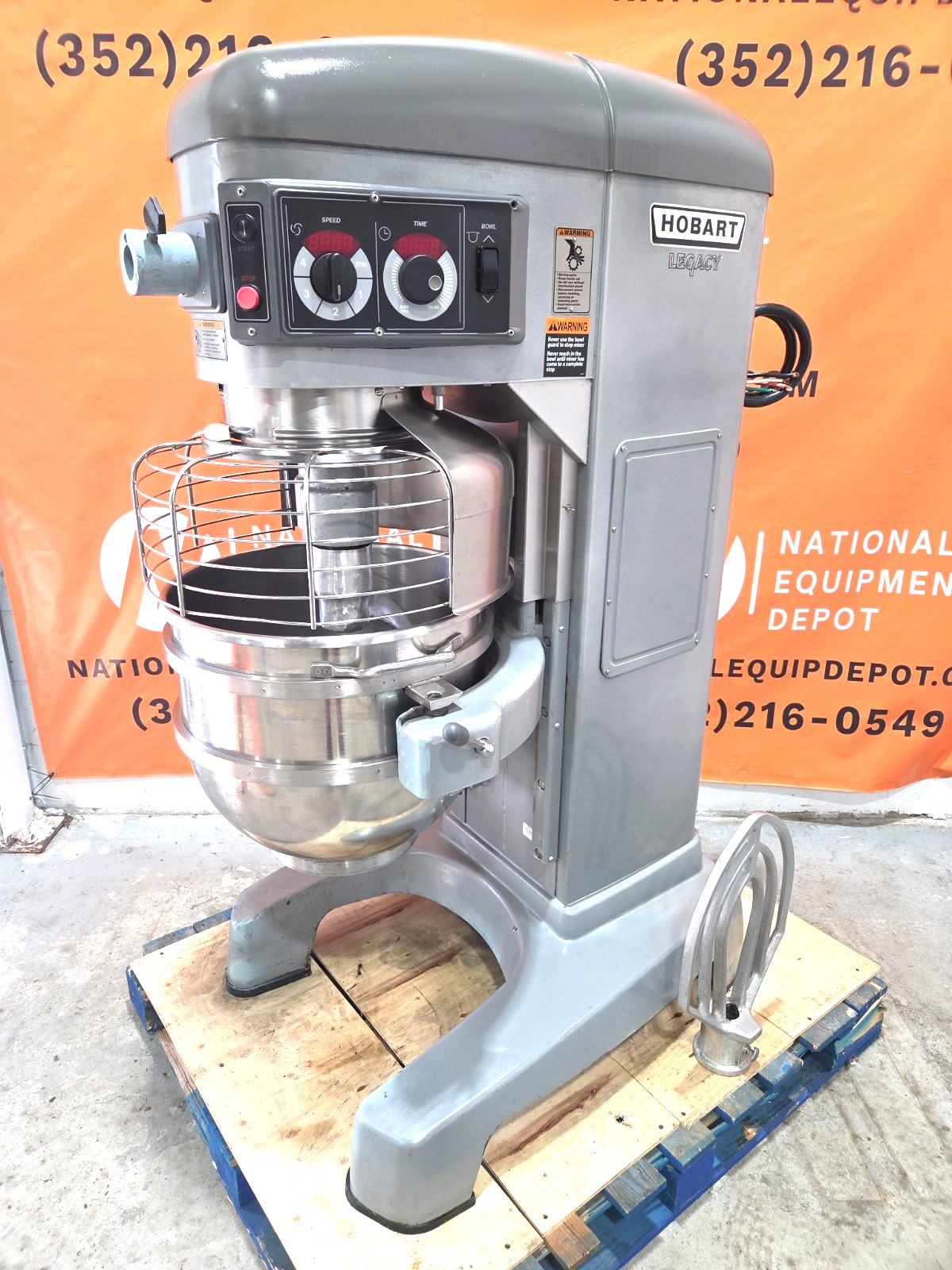 HOBART HL600 60QT Legacy Mixer W/ Bowl, Hook, Paddle - 2.7HP - Watch Video