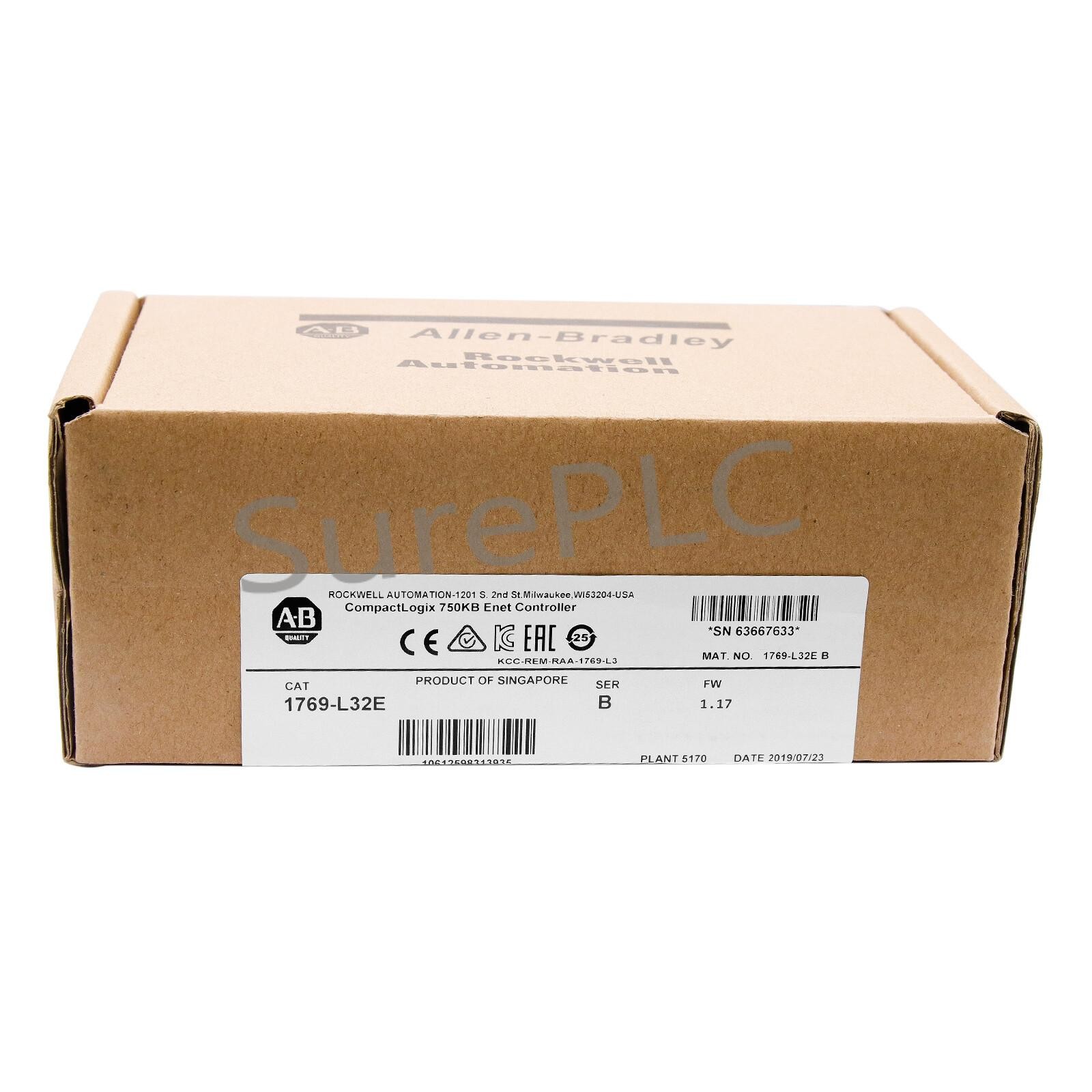 Allen-Bradley Sealed 1769-L32E SER B CompactLogix EtherNet Processor US Free Tax Allen-Bradley Sealed 1769-L32E SER B CompactLogix EtherNet Processor US Free Tax