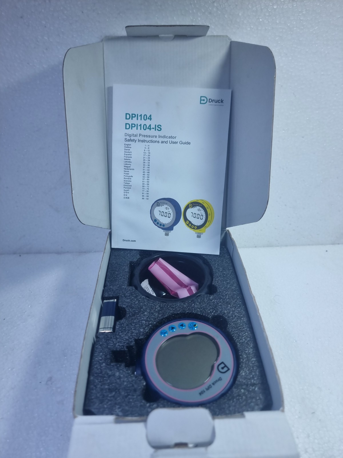 druck DPI104-IS Digital pressure gauge 5000psi