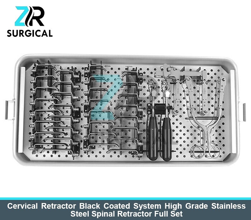 Cervical Retractor System High Grade Stainless Steel Spinal Retractor Full Set