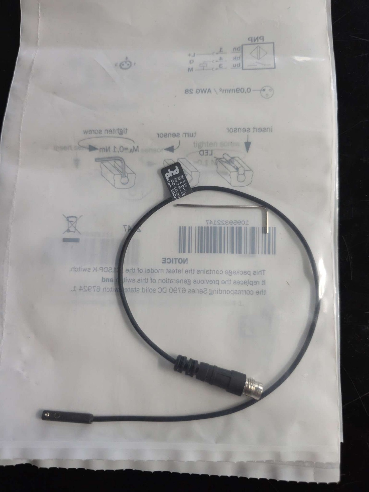 Brand new PHD JC1SDP-K Solid State Position Sensor DC 10-30V (67924-1) Brand new PHD JC1SDP-K Solid State Position Sensor DC 10-30V (67924-1)