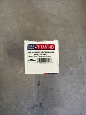 NEW Titan HD 45+5 MFD Dual Run Capacitor Round 440/370 VAC PRCFD455AR USA Ugbox picture