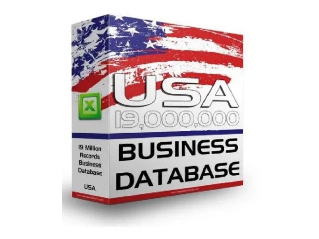 19 Million USA Database Companies/Business B2B with Address Phone Emails for Sale - electronic ...
