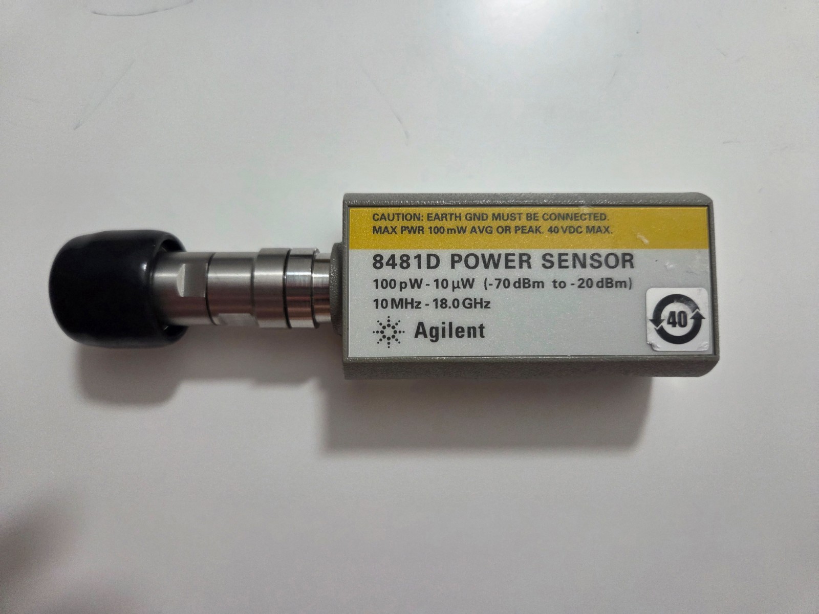 HP Agilent 8481D Power Sensor Newly calibrated and fully functional. HP Agilent 8481D Power Sensor Newly calibrated and fully functional.