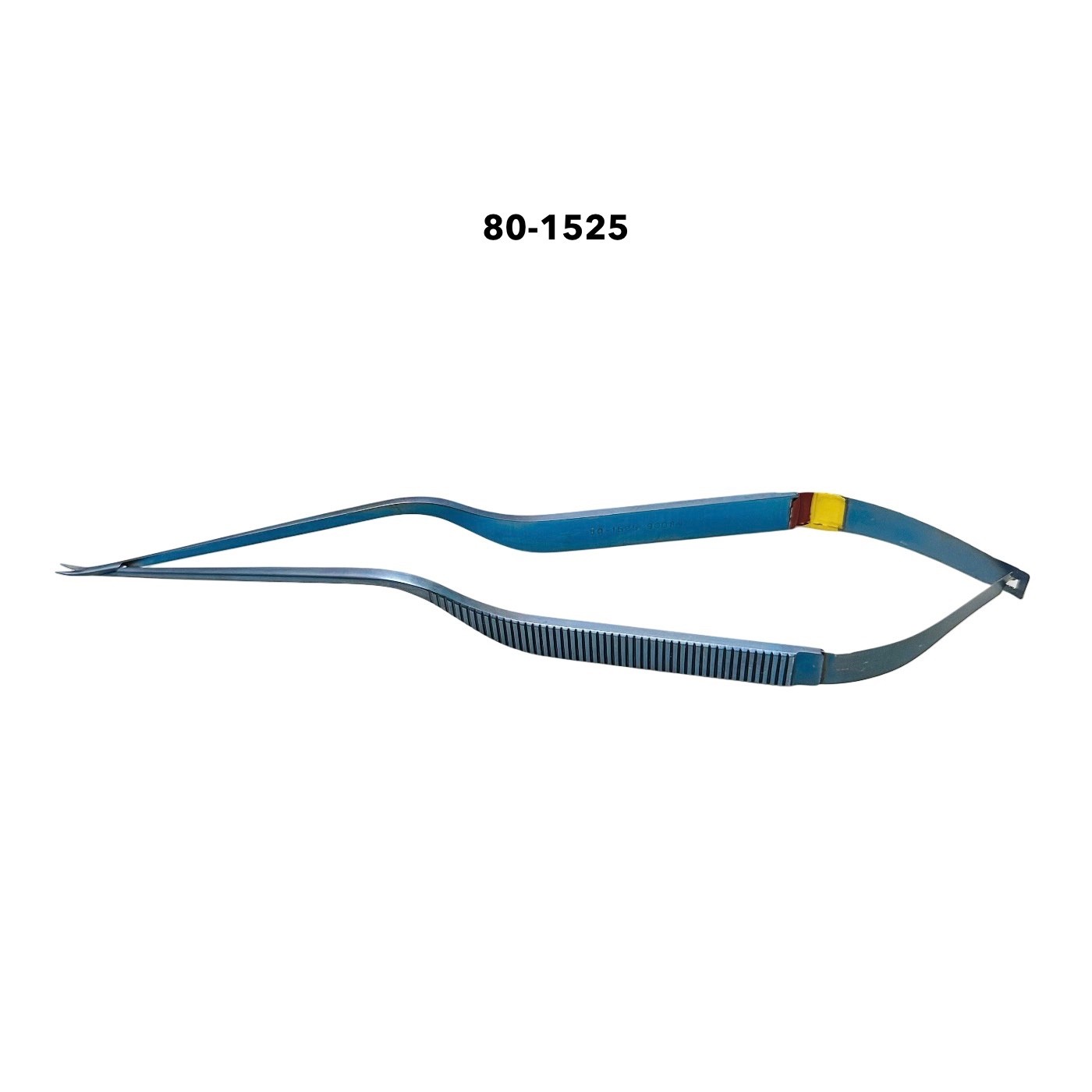 Codman 80-1525 Verity Scissors; Bayonet; Curved; Fine Tip 8 3/4 in