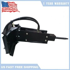 Mini Skid Steer Hydraulic Breaker Hammer Attachment 2 Chisels Toro Dingo Mount picture