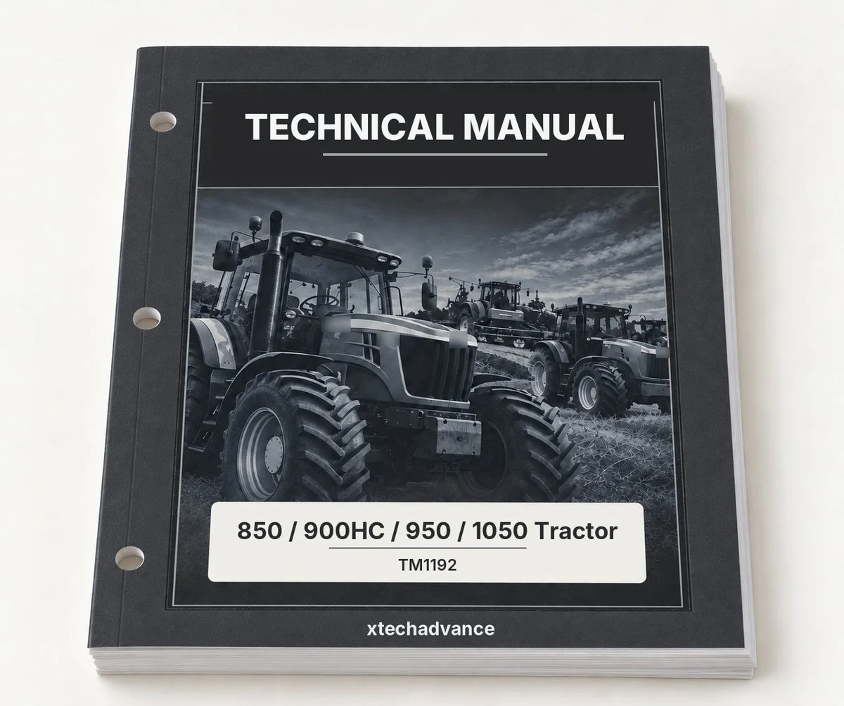 Technical Repair Manual fits John Deere 850 900HC 950 1050 Tractor TM1192