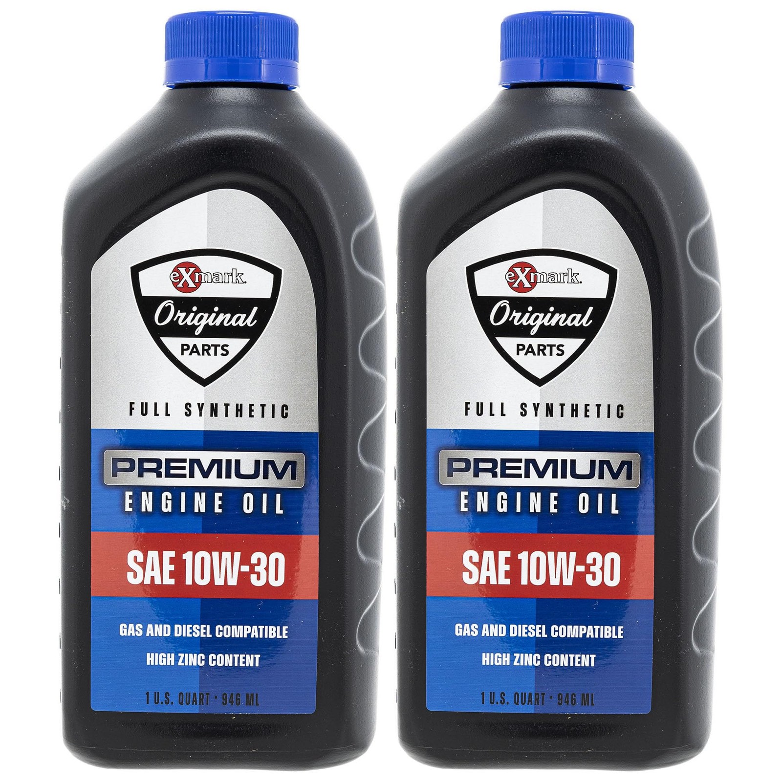 Exmark 135-2566 Engine Oil 10W-30 Full Synthetic Quart Bottle 2 Pack