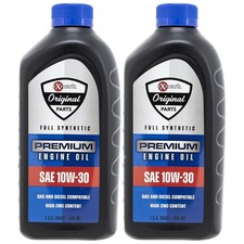Exmark 135-2566 Engine Oil 10W-30 Full Synthetic Quart Bottle 2 Pack picture