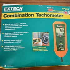 New Extech Instruments RPM10 Combination Tachometer RPM Meter w/ IR Thermometer picture