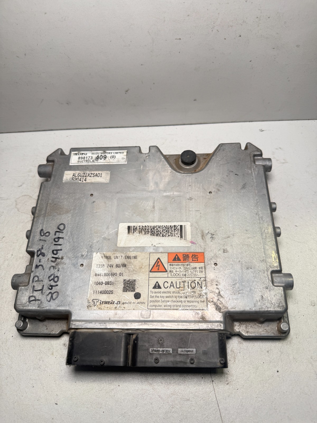 Isuzu ECM ECU 898173409 Engine Control Module Diesel Computer 6UZ1 1040-d831