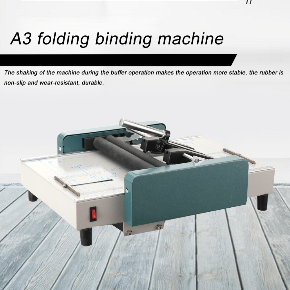 Automatic Booklet Maker Electric Binding Folding Machine Book Folding Machine
