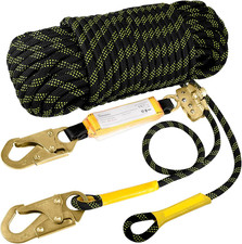 TRSMIMA Rope Harness Safety Lanyard：25Ft Roofing Rope Fall Protection picture