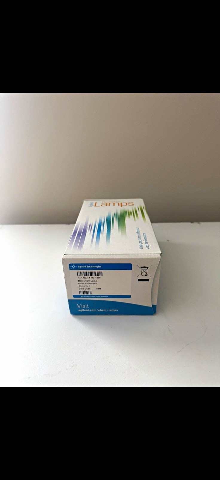 Agilent Technologies Deuterium Lamp 5182-1530 for 1100/1200/1260