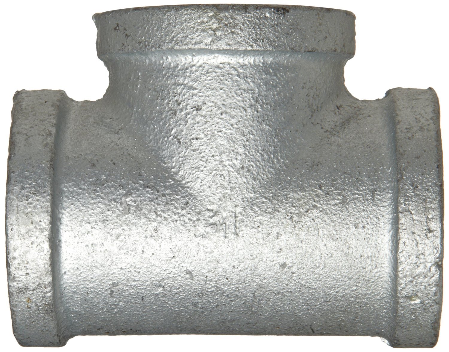New 4” Galvanized Steel Straight Tee 4