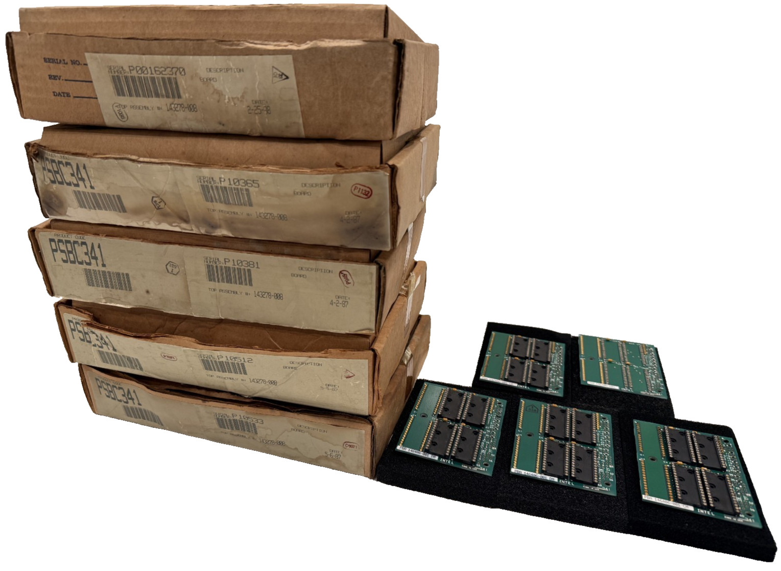 NEW LOT OF 5 INTEL PBA 146406-001 ADDER CARD PCB CIRCUIT BOARDS NEW LOT OF 5 INTEL PBA 146406-001 ADDER CARD PCB CIRCUIT BOARDS