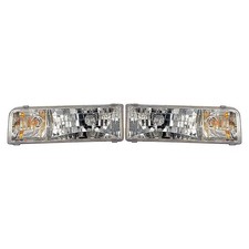 2PCS Left Right Headlight Assembly for Lincoln Town Car 1995 1996 1997 picture