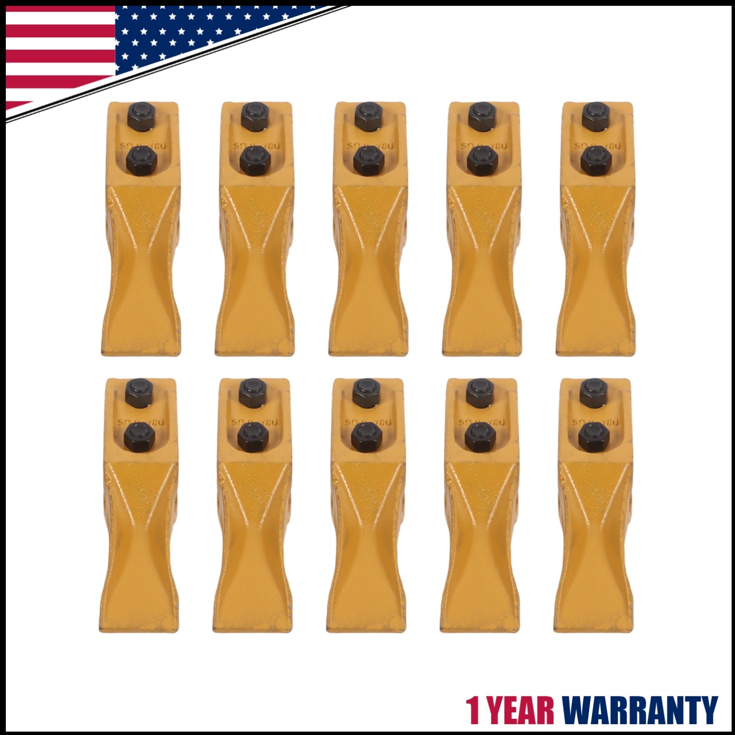6684447 For Bobcat Skid Steer Bucket Unitooth Trenching Bucket Teeth Hardware 10