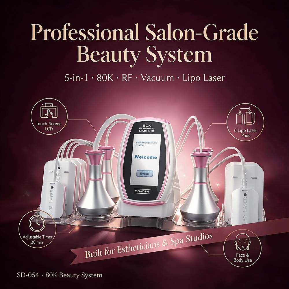 5 in 1 Body Sculpting Machine Professional Salon Spa Radio Frequency For Home
