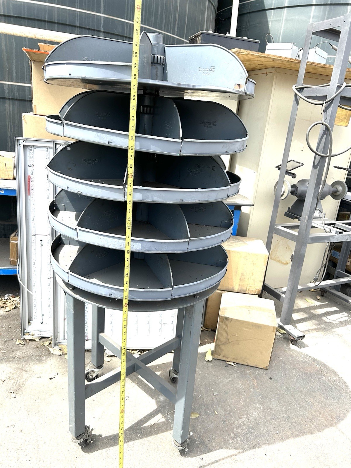 Durham 1205-95 28” 5-Tier Rotabin Rolling Parts Organizer INV-STOR001 Durham 1205-95 28” 5-Tier Rotabin Rolling Parts Organizer INV-STOR001