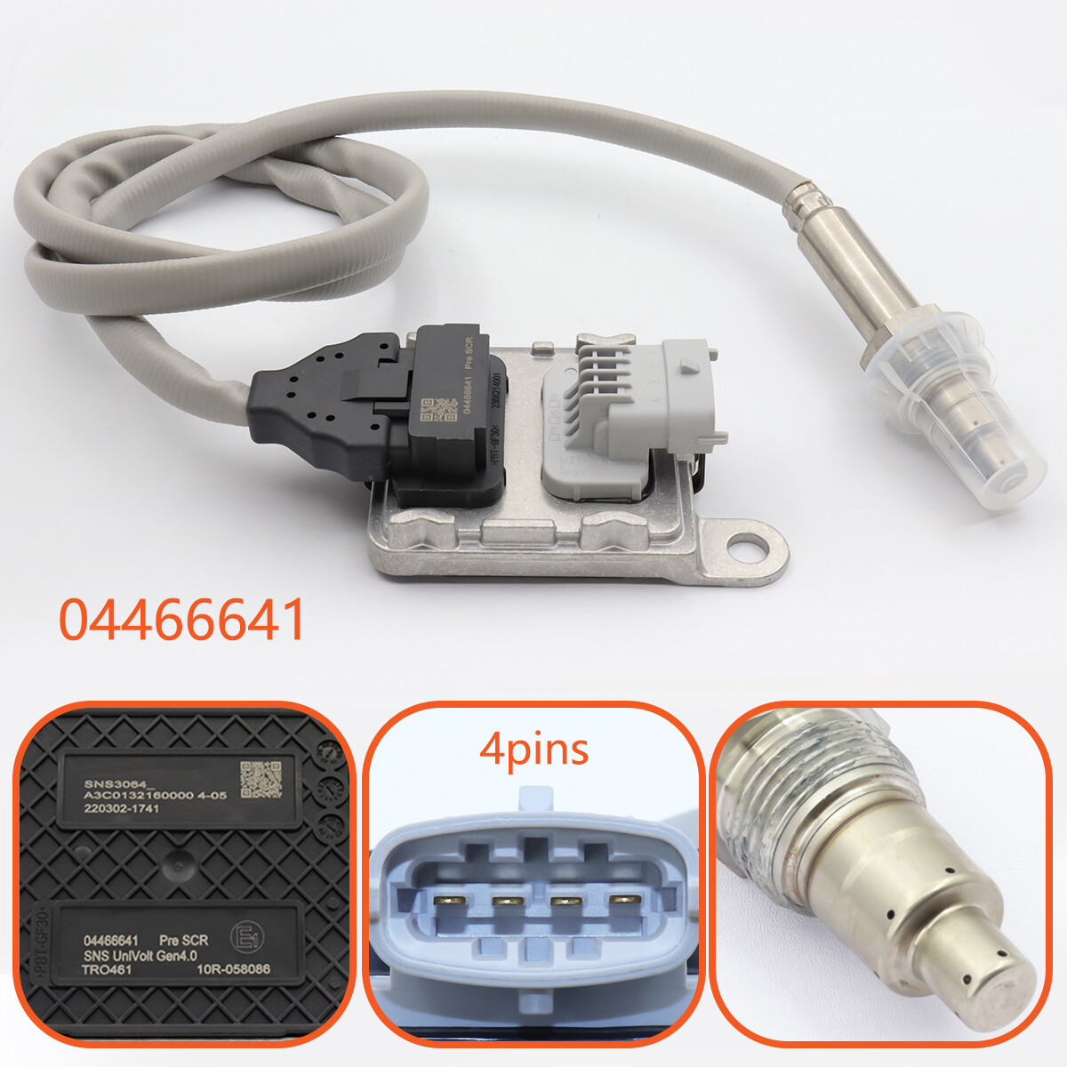 Nitrogen Oxide Nox Sensor 04466641 22417668 4466643 For DEUTZ VOOR KAT 5WK97420 Nitrogen Oxide Nox Sensor 04466641 22417668 4466643 For DEUTZ VOOR KAT 5WK97420