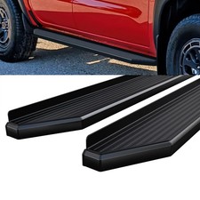 iBoard W2W Flat Running Boards for Frontier Crew Cab 5ft Bed 2005-2026 picture