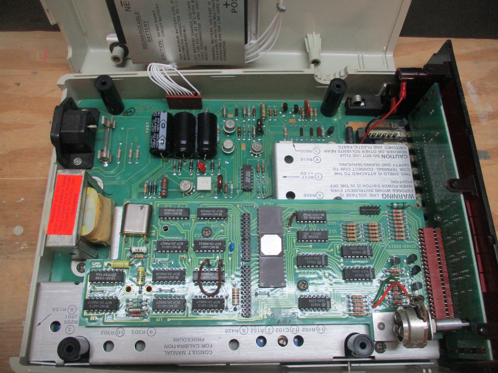 HP HEWLETT PACKARD - 3466A Digital Multimeter - No handle