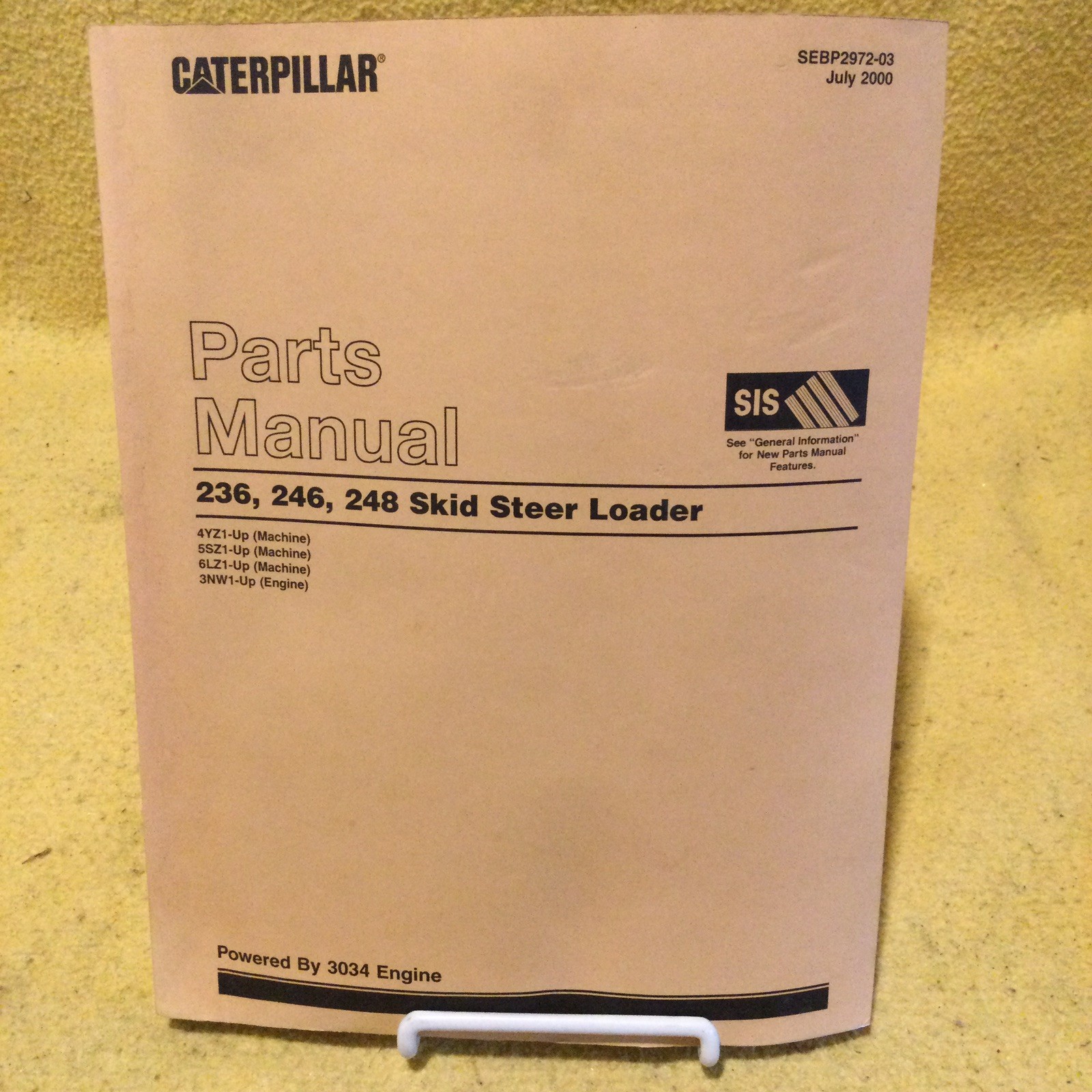 CAT Caterpillar 236 246 248 PARTS MANUAL BOOK LIST SKID STEER LOADER 4YZ 5SZ 6LZ