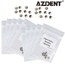 AZDENT Dental Orthodontic Lingual Buttons For Bondable Round 10Pcs/Box picture