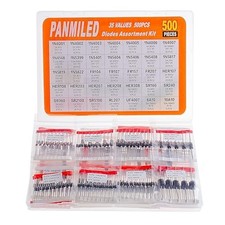 Diode Assortment Kit 35 Values 500 Pcs Schottky Rectifier Diodes picture
