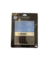 HP 12c Platinum Financial Calculator New Sealed Package RPN Algebraic CFP CFA picture