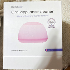 Zima Dental Dental pod Oral Appliance Cleaner for Retainers/Dentures, Rose Pink picture