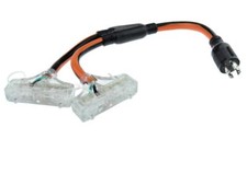 MPI Tools L14-30r  to (6) 5-15R outlets pigtail adapter Generator Splitter picture