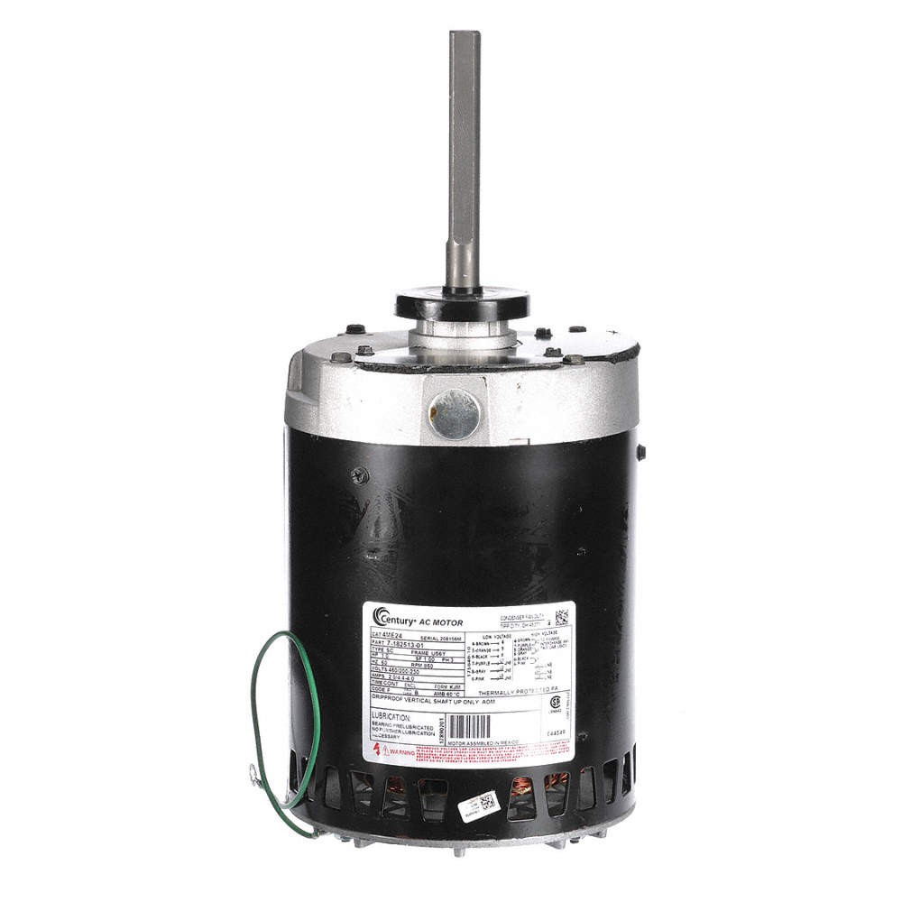 CENTURY H686 Condenser Fan Motor,1 HP,850 rpm,60 Hz 4ME24