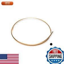 14/20 Yellow Gold Filled Wire 10 Gauge Round Dead Soft 1FT CRAFT WIRE picture