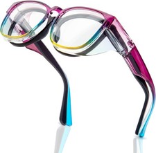 Safety Glasses Over Eyeglasses for Women  Anti-Fog Goggles Fit Over Eyewear ANSI picture