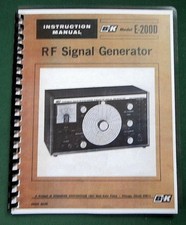 B&K 3050 Sine Wave Generator Instruction Manual: Comb bound & Protective Covers picture