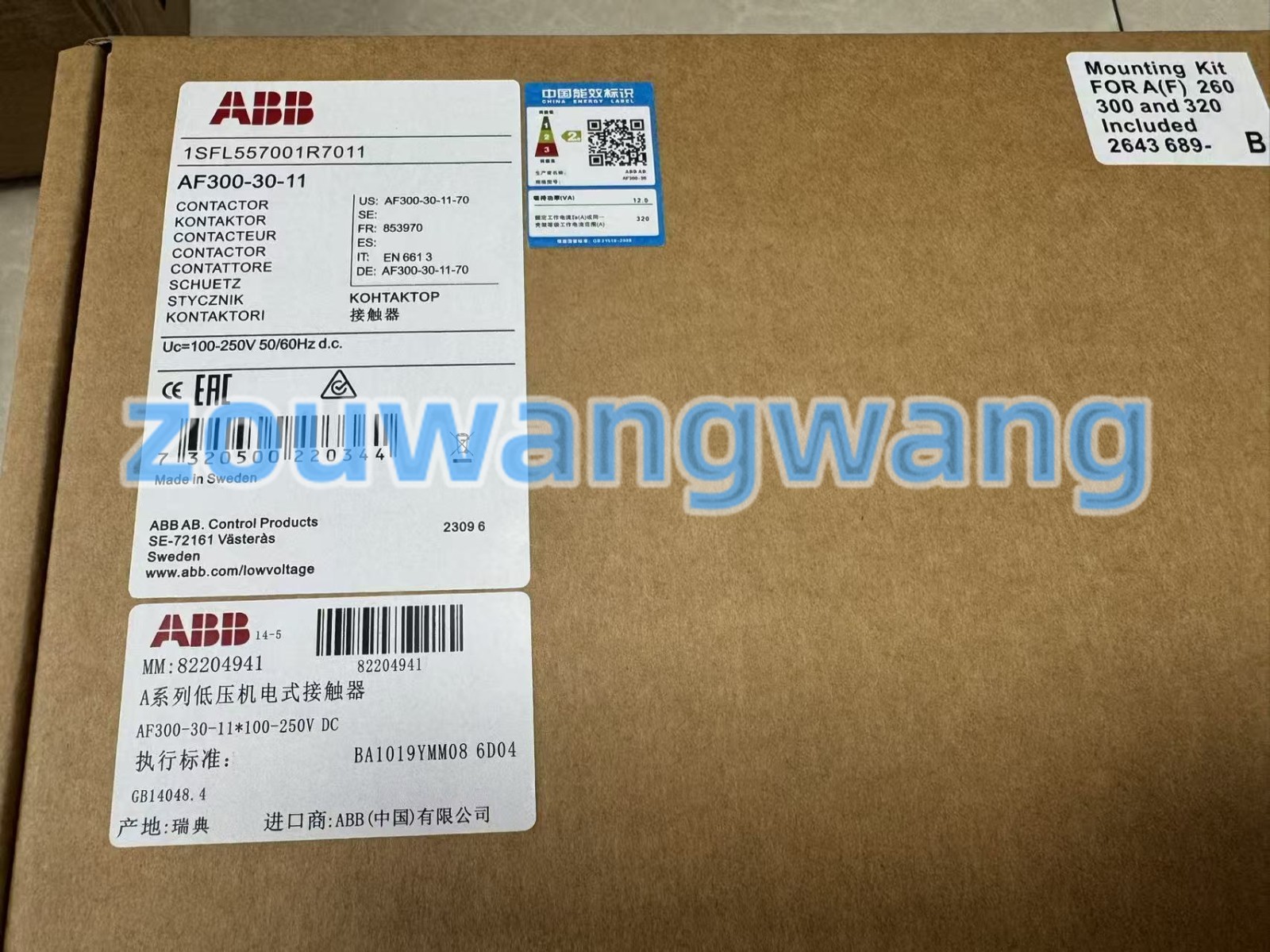 1PCS NEW ABB AC contactor AF300-30-11 AF3003011 #US