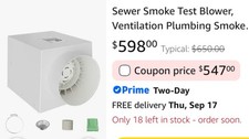 Zelvoro YMJ001 Sewer Smoke Test Blower  picture
