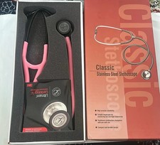 3M Littmann Cardiology IV Stethoscope 6168 Black Pink Tube Rainbow Chestpiece picture