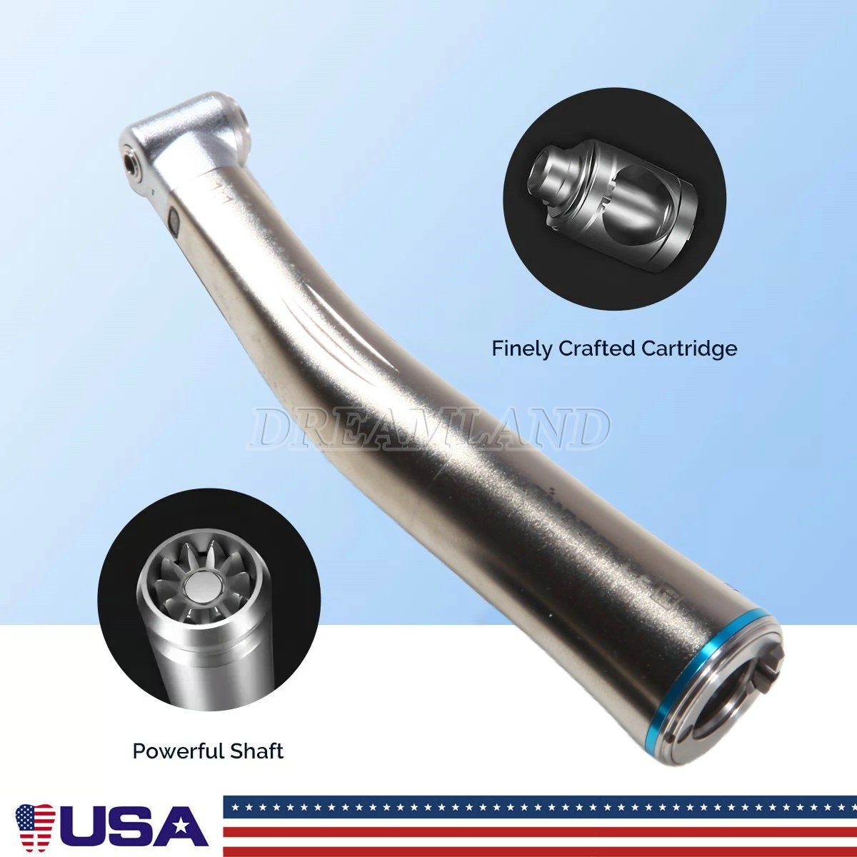 Dental 1:1/1:5/1:4.2/6:1/8:1/16:1/10:1 LED Increasing Contra Angle Handpiece