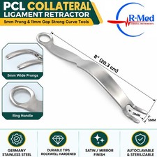 PCL Collateral Ligament Retractor 5mm Prong & 11mm Gap Strong Curve Tool picture