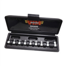  VIM Tools Inch Stubby Hex Drive Bit 9 Piece Set, 3/32 Thru 3/8, 1/4 Inch Square picture