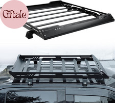 Roof Rack Basket Cargo Carrier for 2021-2026 Ford F150 Crew Cab picture
